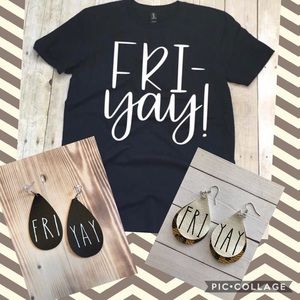 Shirt and earring set